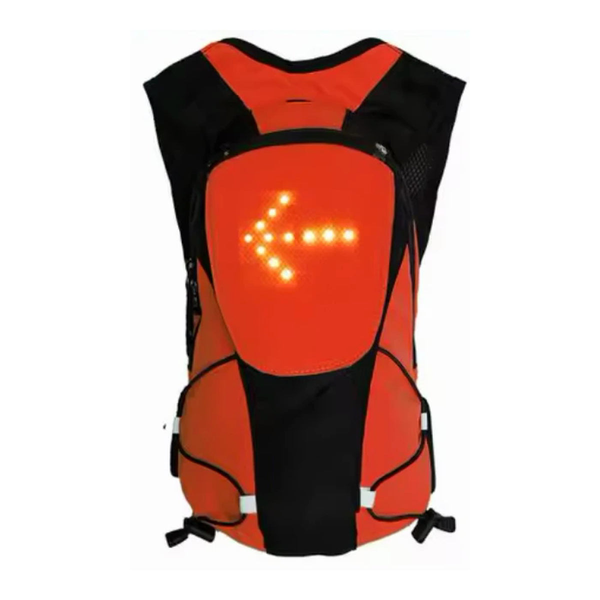 HeadsUp LED turn signal backpack, orange