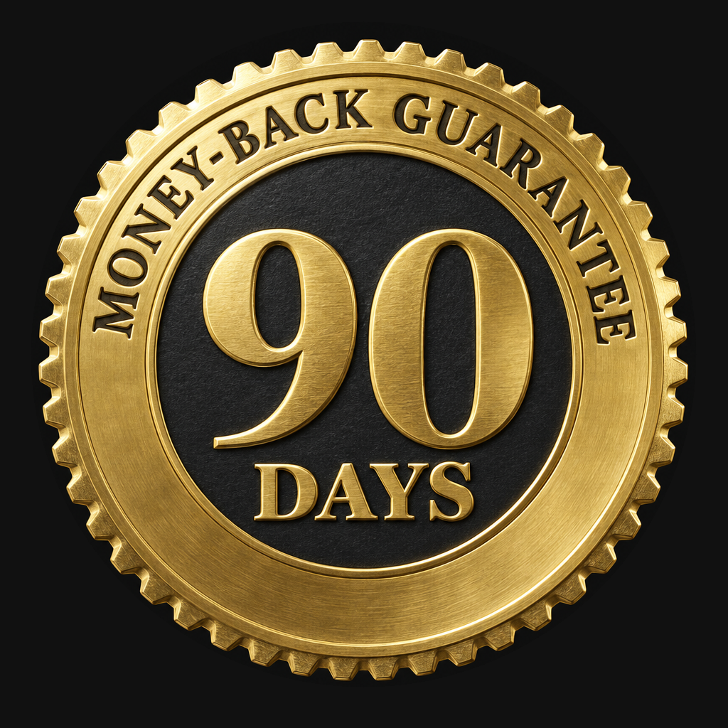 90-day money-back guarantee